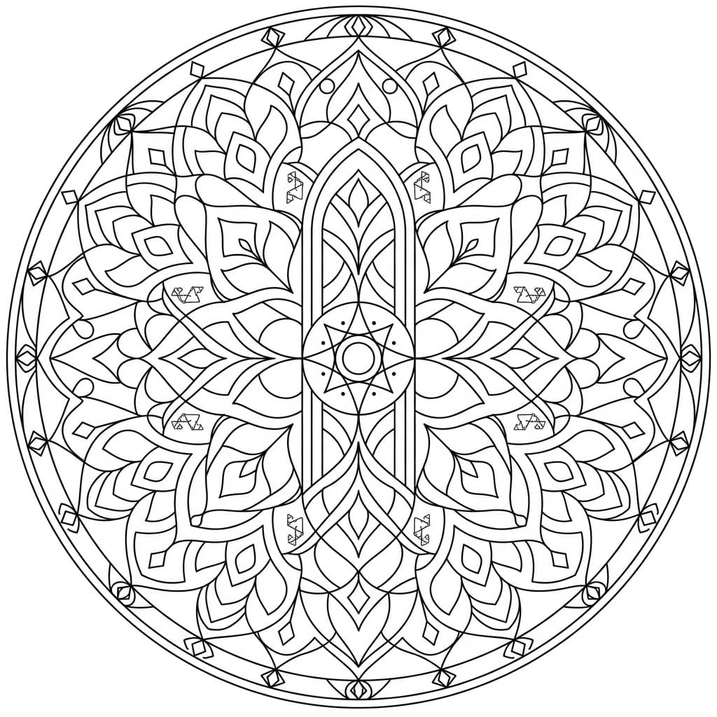Zenith Figure Mandala Math Design Mandalas