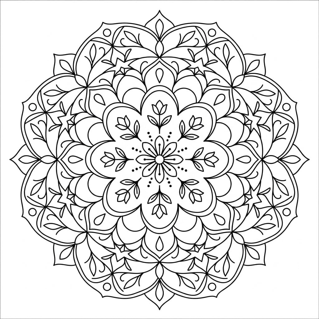 Aurora Rangoli Stencil Mandala Template Mandalas