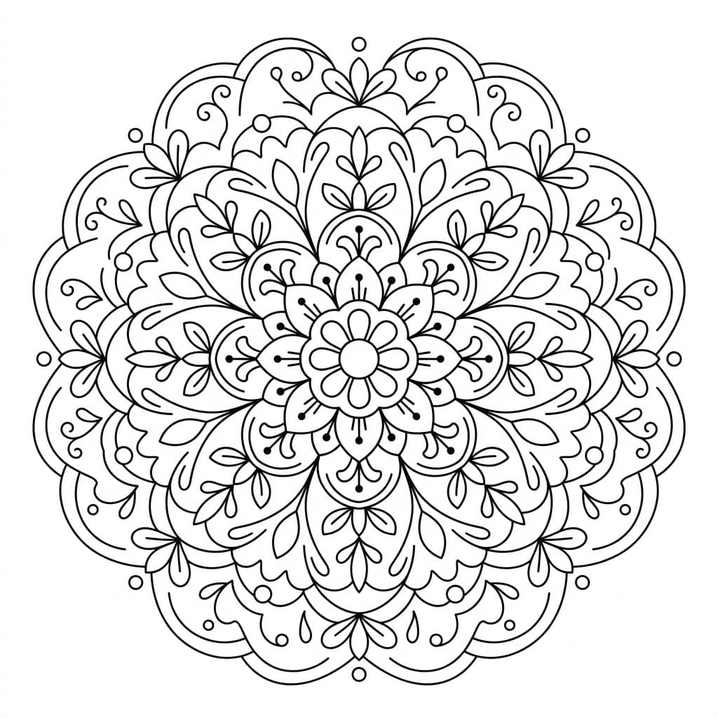 Aurora Textile Mandala Pattern Craft Mandalas