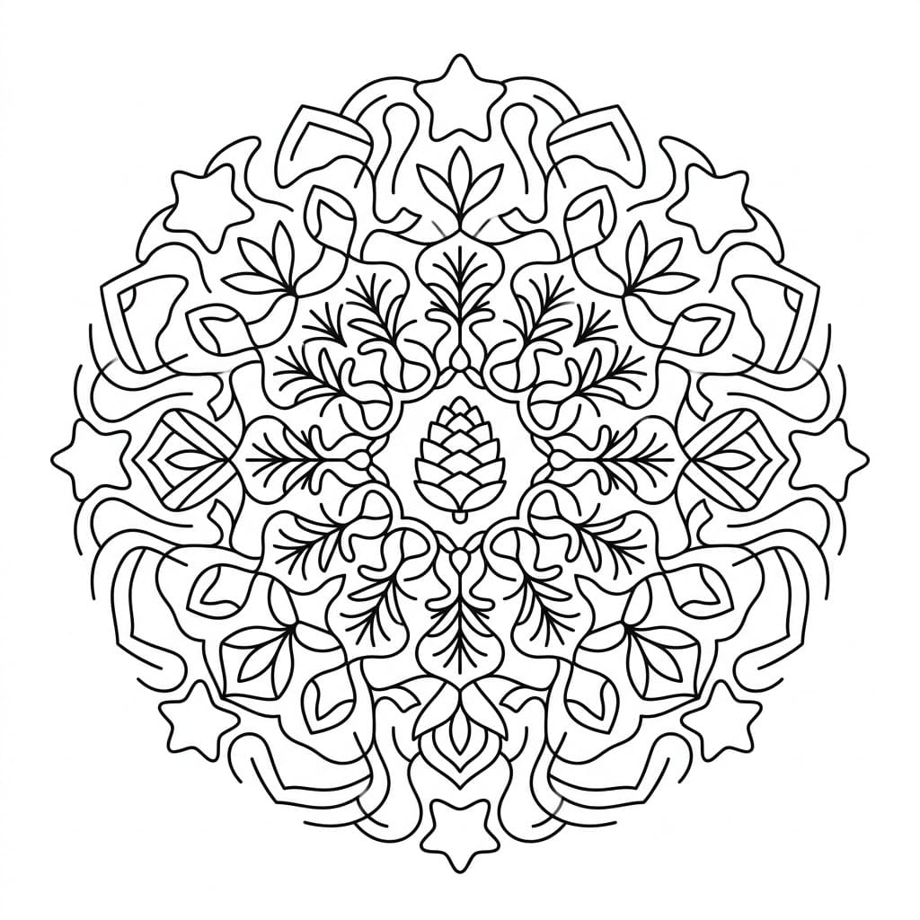 Cedar Textile Mandala Pattern Craft Mandalas