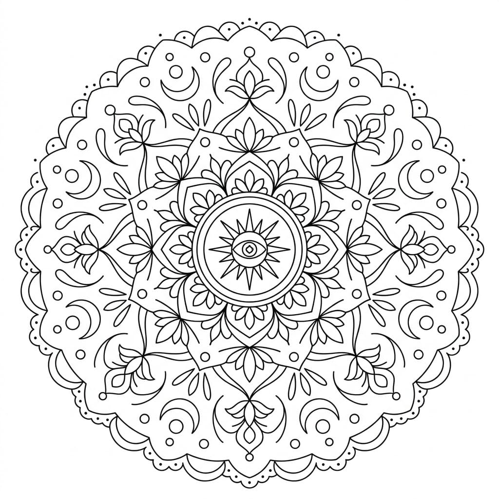Celestial Rangoli Stencil Mandala Template Mandalas