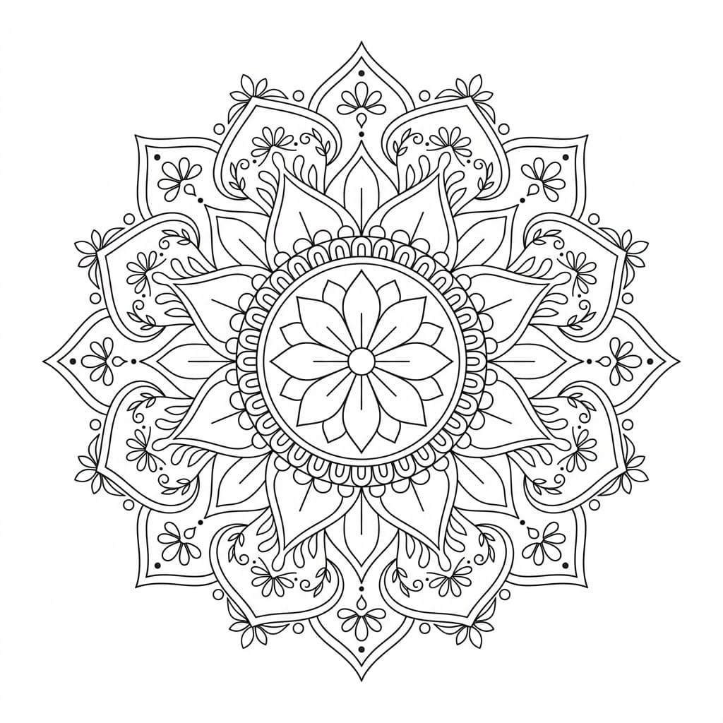 Charming Rangoli Stencil Mandala Template Mandalas
