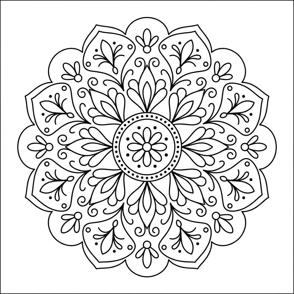 Crystal Scroll Painting Mandala Art History Printable Mandalas