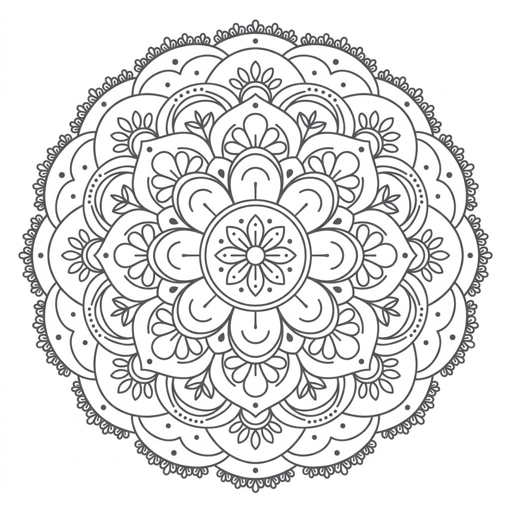 Divine Rangoli Stencil Mandala Template Mandalas