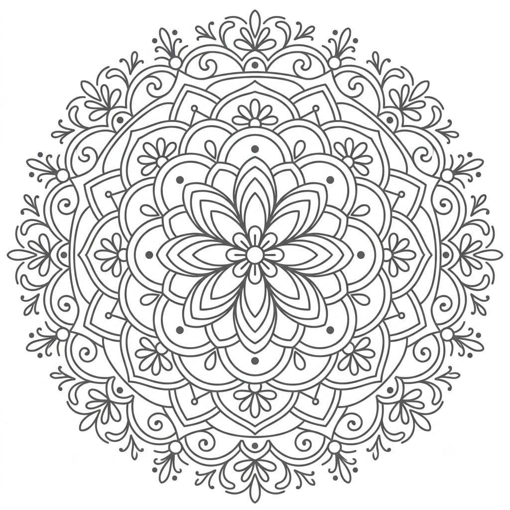 Glow Geometric Stencil Mandala Template Mandalas