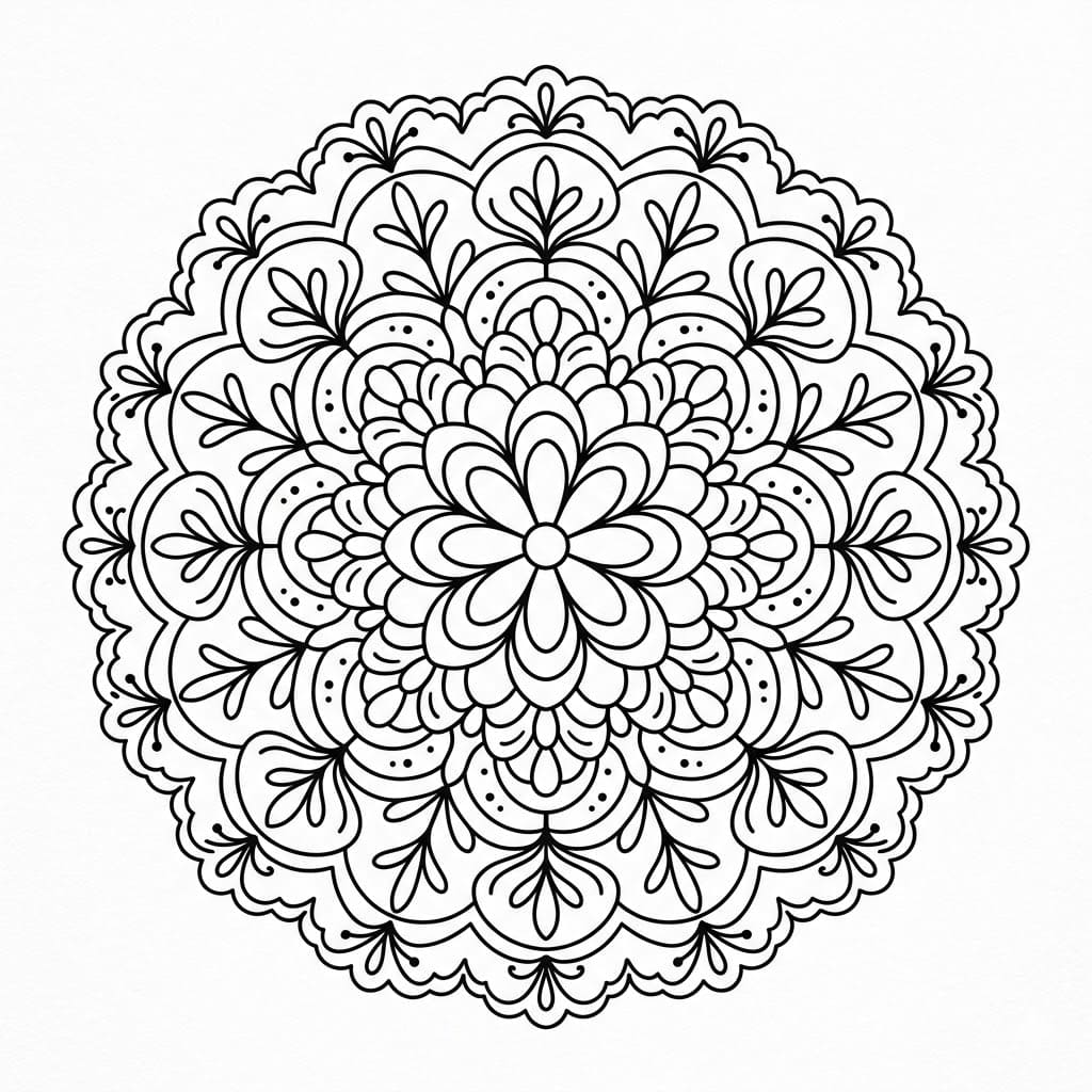 Harmony Doily Stencil Mandala Design Mandalas