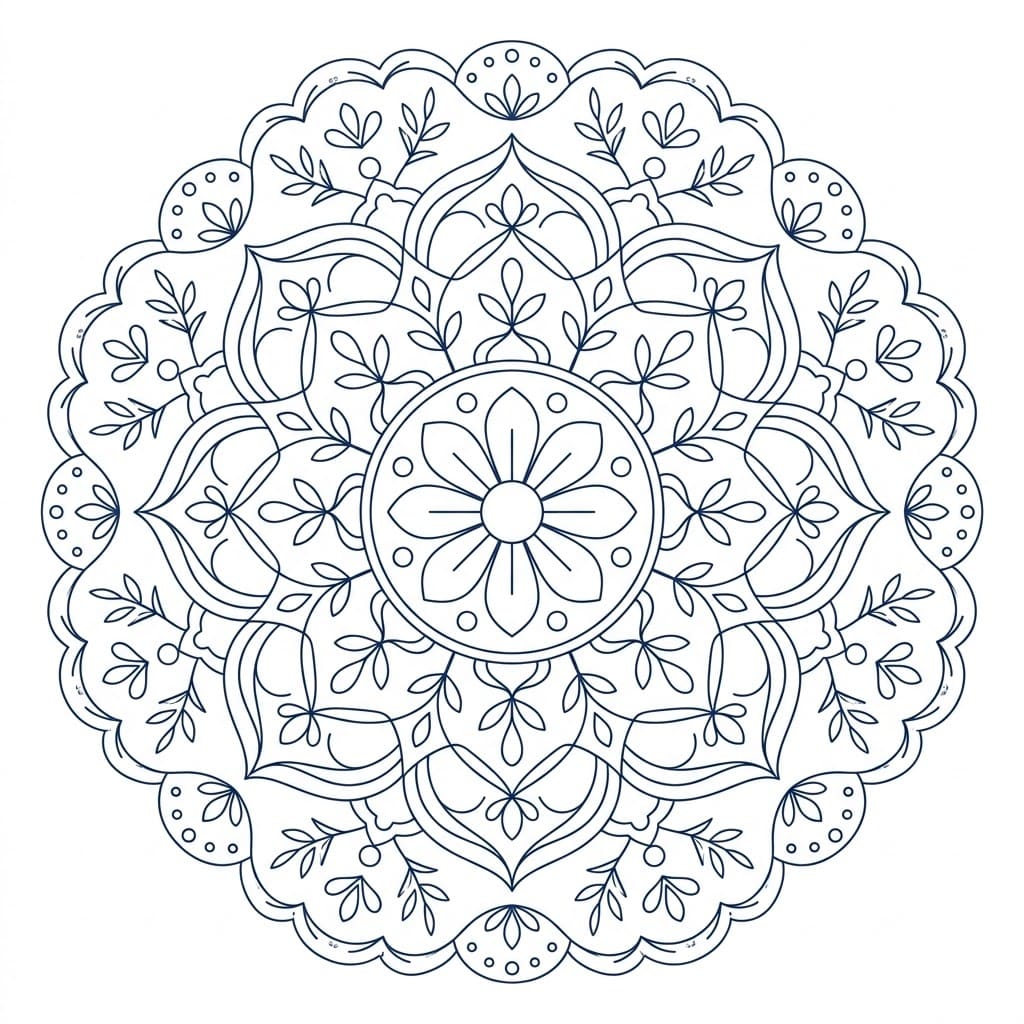 Harmony Textile Mandala Pattern Craft Mandalas