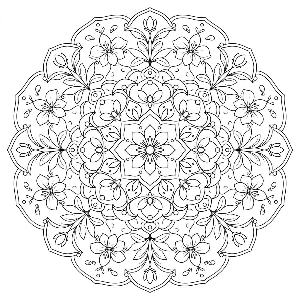 Jasmine Textile Mandala Pattern Craft Mandalas