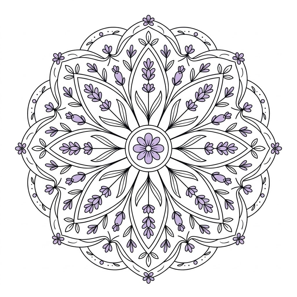 Lavender Mural Painting Mandala Collaborative Activitie Mandalas