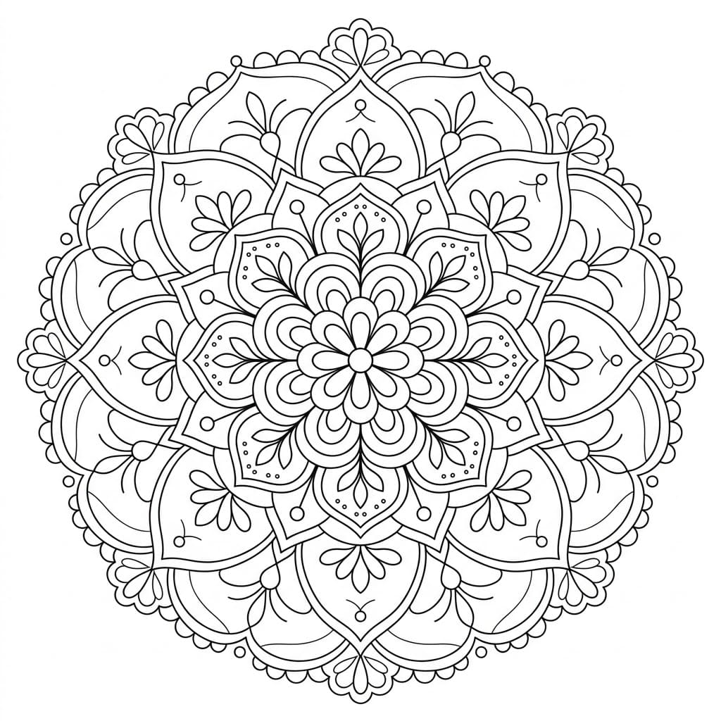 Marble Textile Mandala Pattern Craft Mandalas
