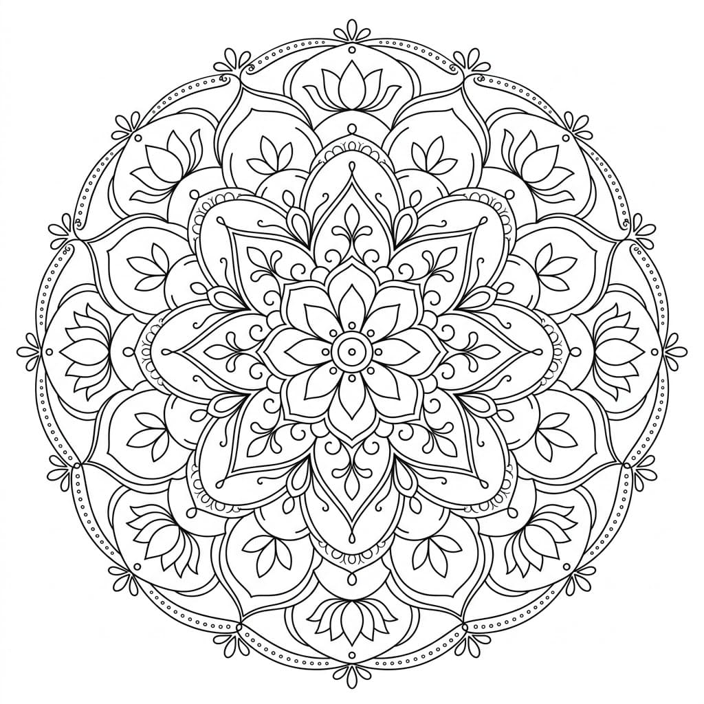 Mystic Rangoli Stencil Mandala Template Mandalas