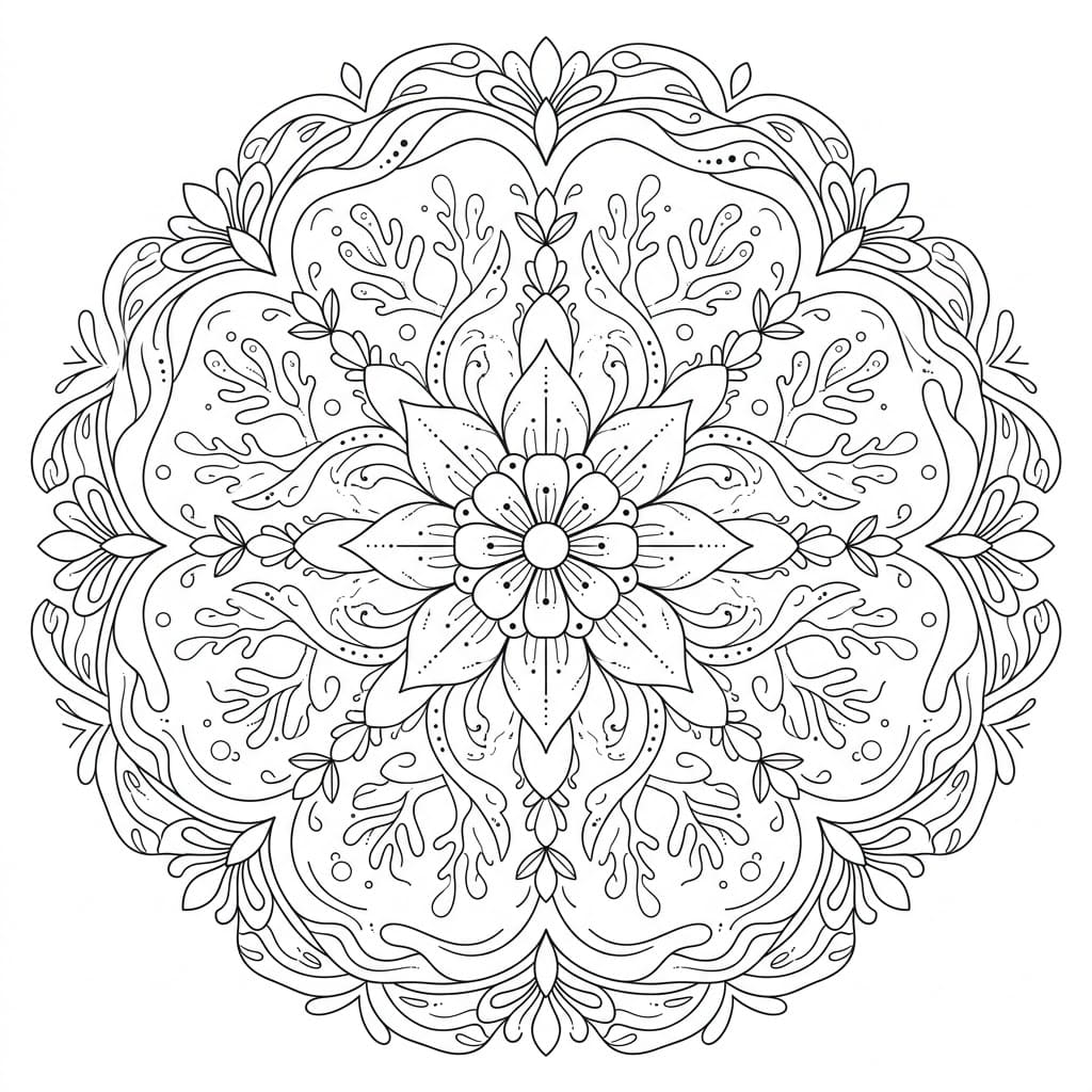 Oceanic Mural Painting Mandala Collaborative Activitie Mandalas