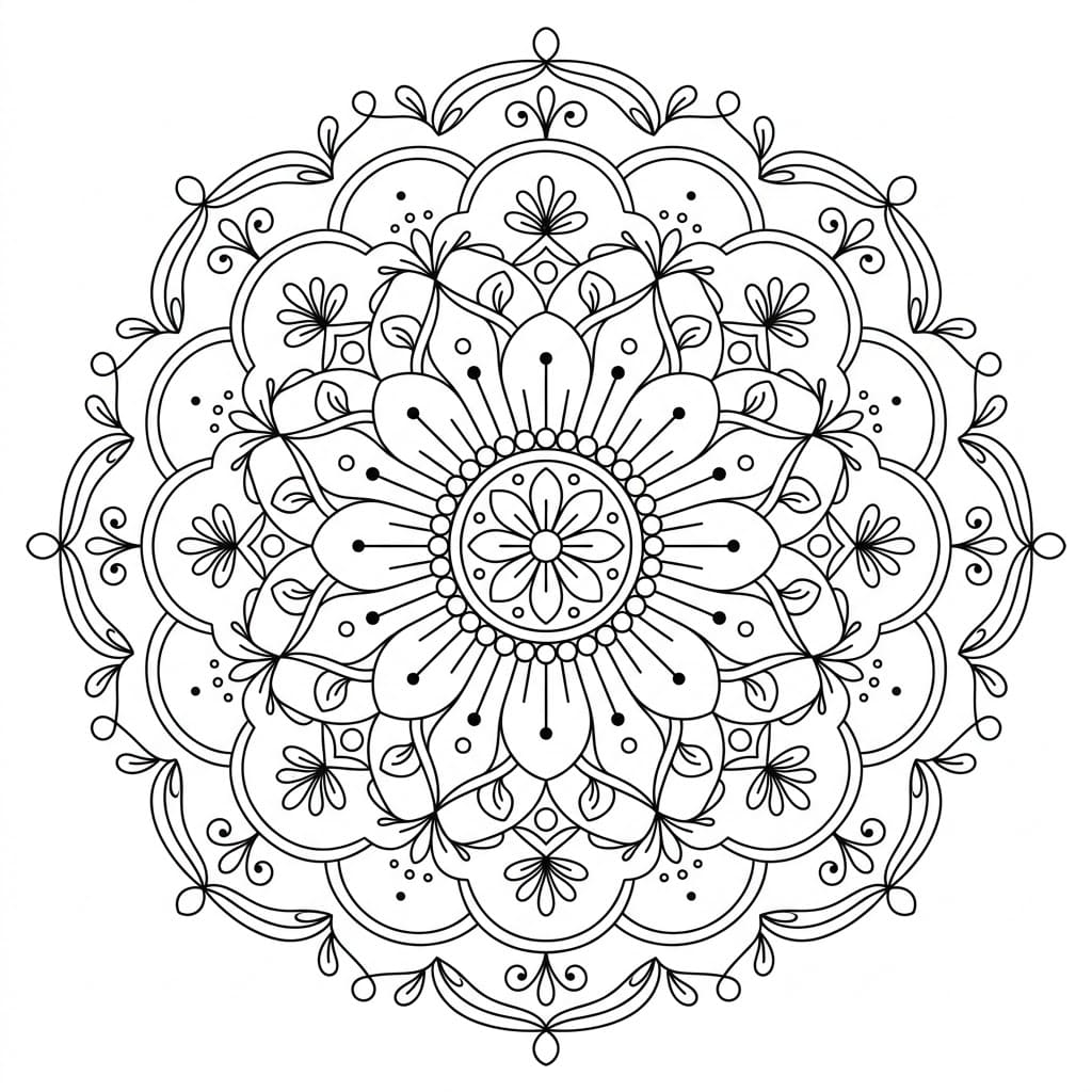Pearl Textile Mandala Pattern Craft Mandalas