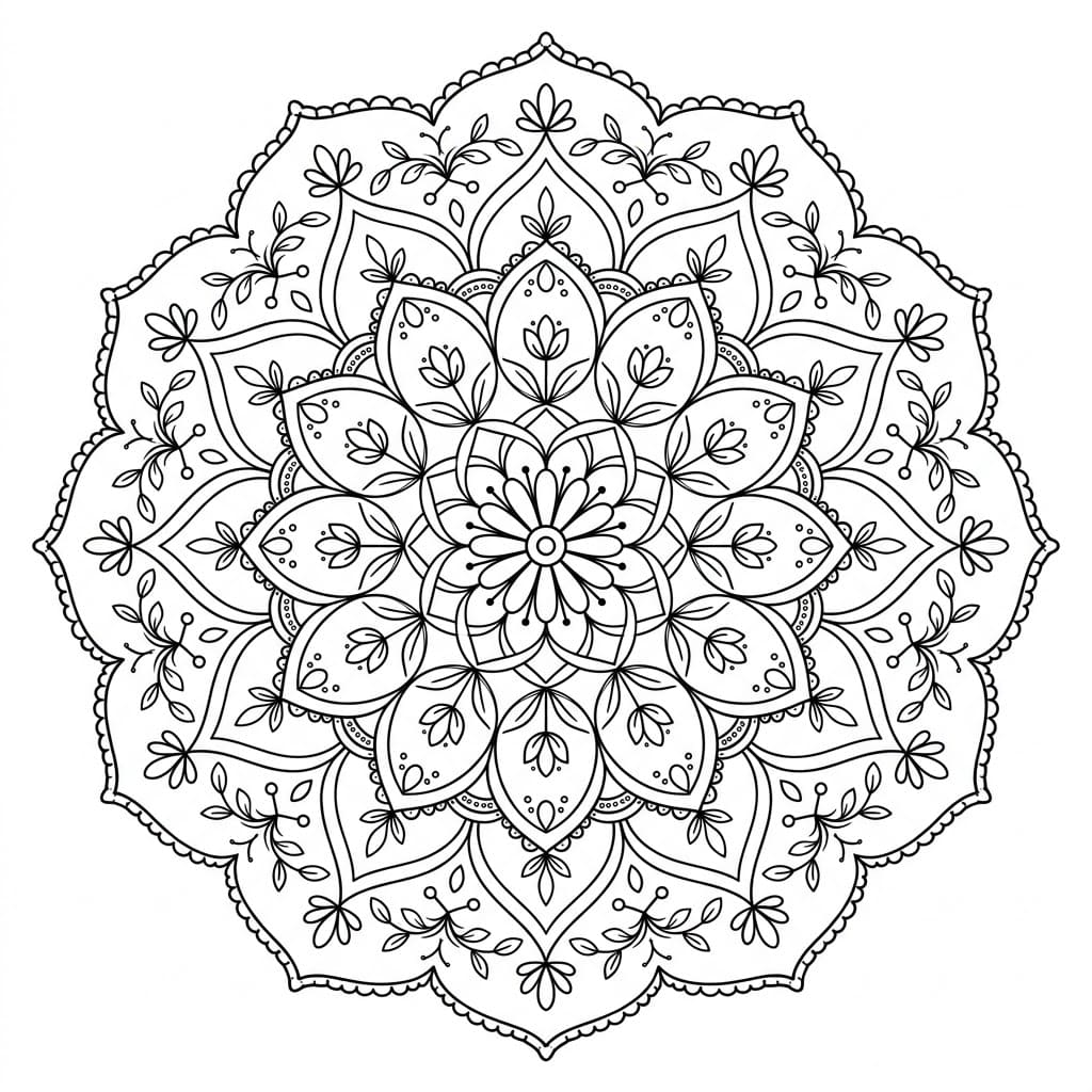 Petaline Textile Mandala Pattern Craft Mandalas