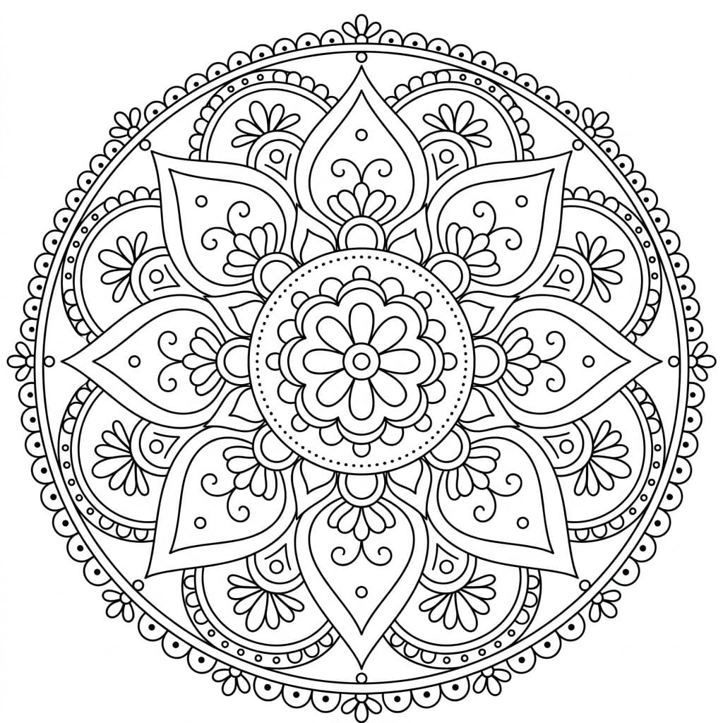Royal Rangoli Stencil Mandala Template Mandalas