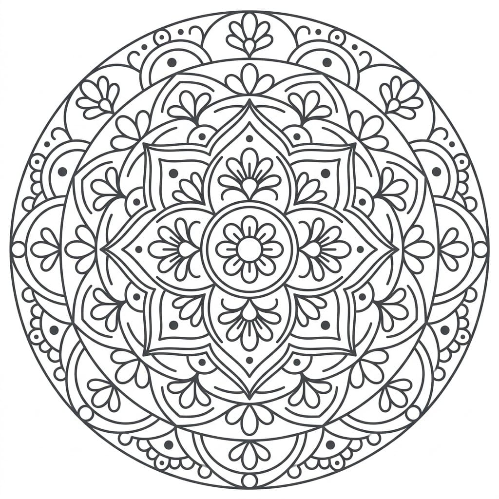 Sacred Rangoli Stencil Mandala Template Mandalas