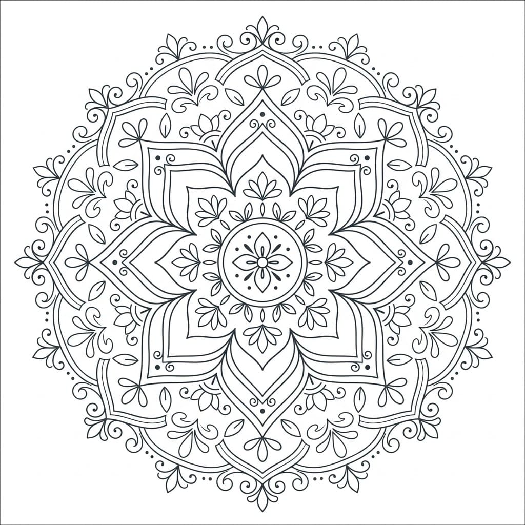 Sacred Scroll Painting Mandala Art History Printable Mandalas