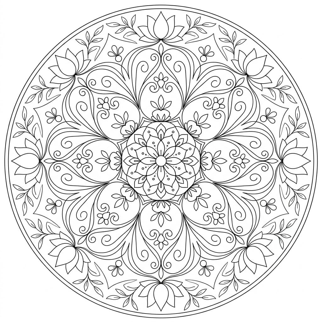 Silken Scroll Painting Mandala Art History Printable Mandalas