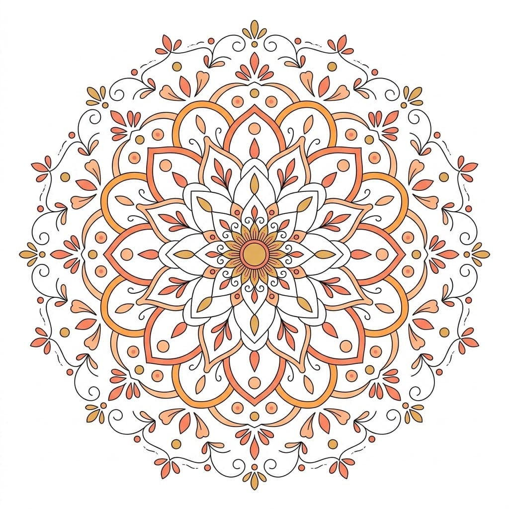 Sculptural Mandala 3D Drawing Sheets Mandalas