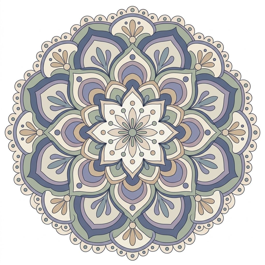 Textile Mandala Pattern Crafts Mandalas