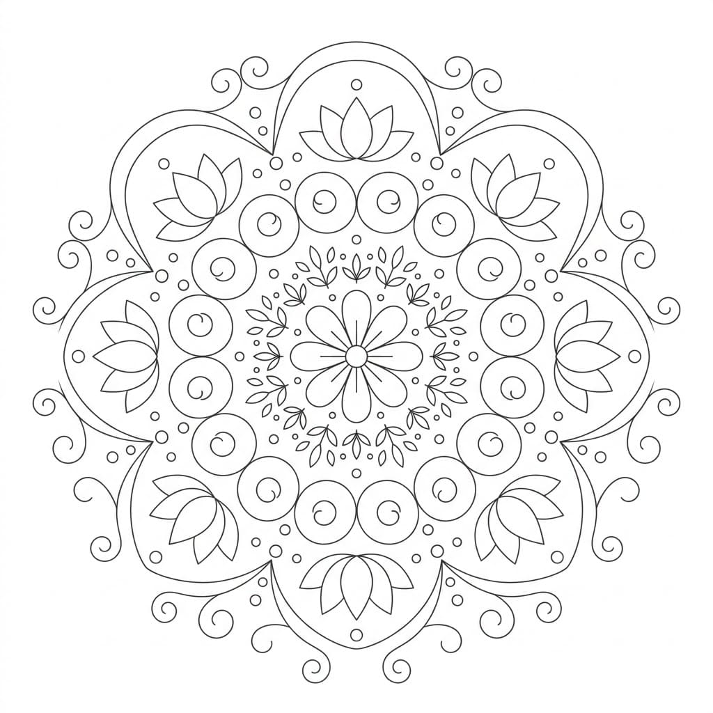 Velvet Scroll Painting Mandala Art History Printable Mandalas