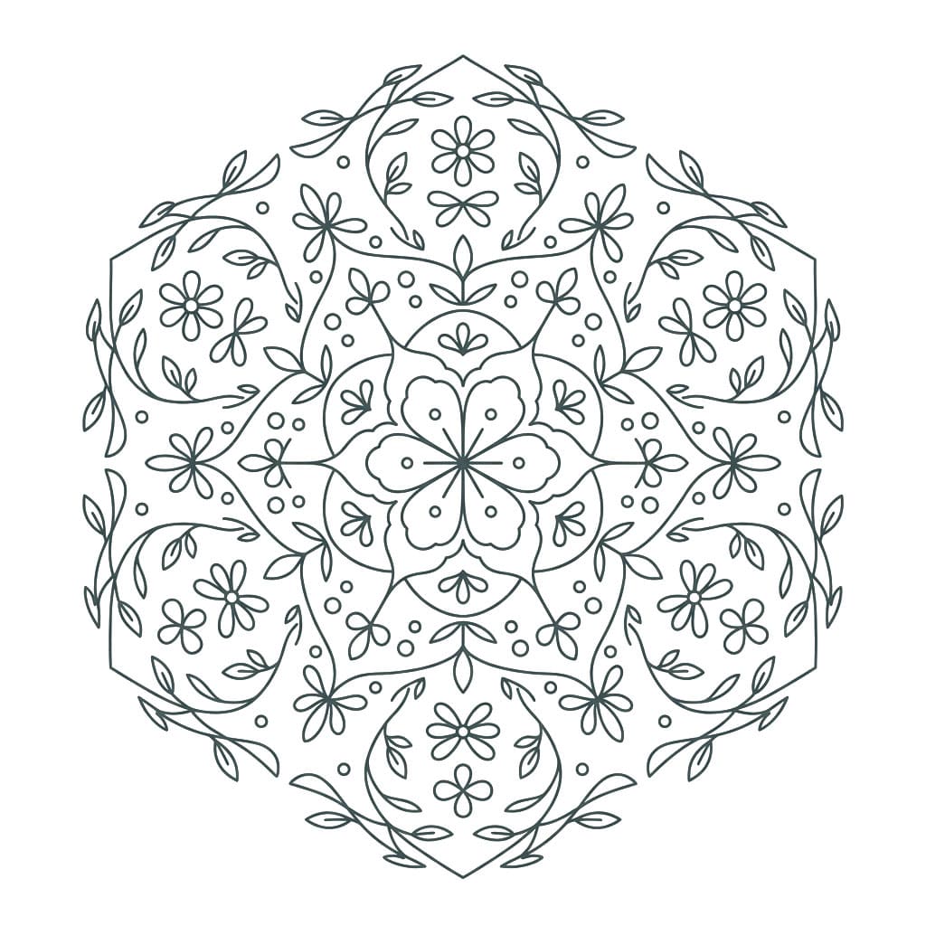 Willow Hexagon Stencil Mandala Craft Mandalas